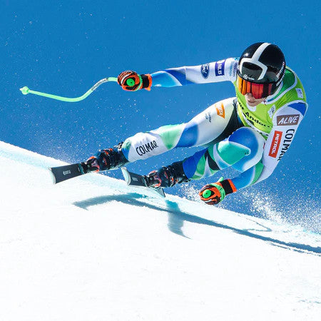 ILKA ŠTUHEC WINS DOWNHILL AT WORLD CUP FINALS IN SOLDEU.