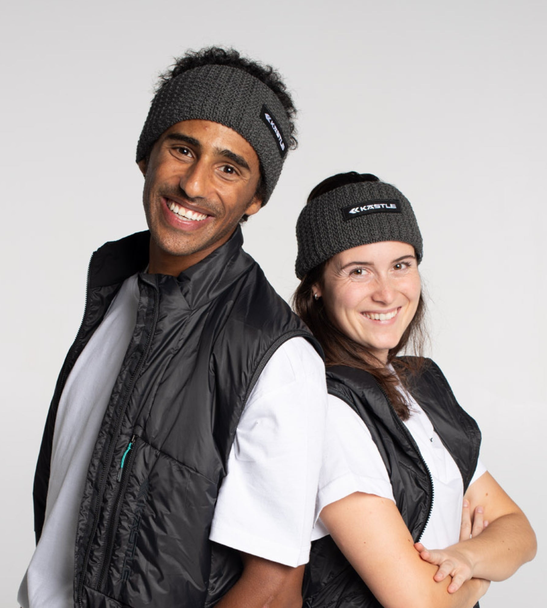 KNITTED LOGO HEADBAND