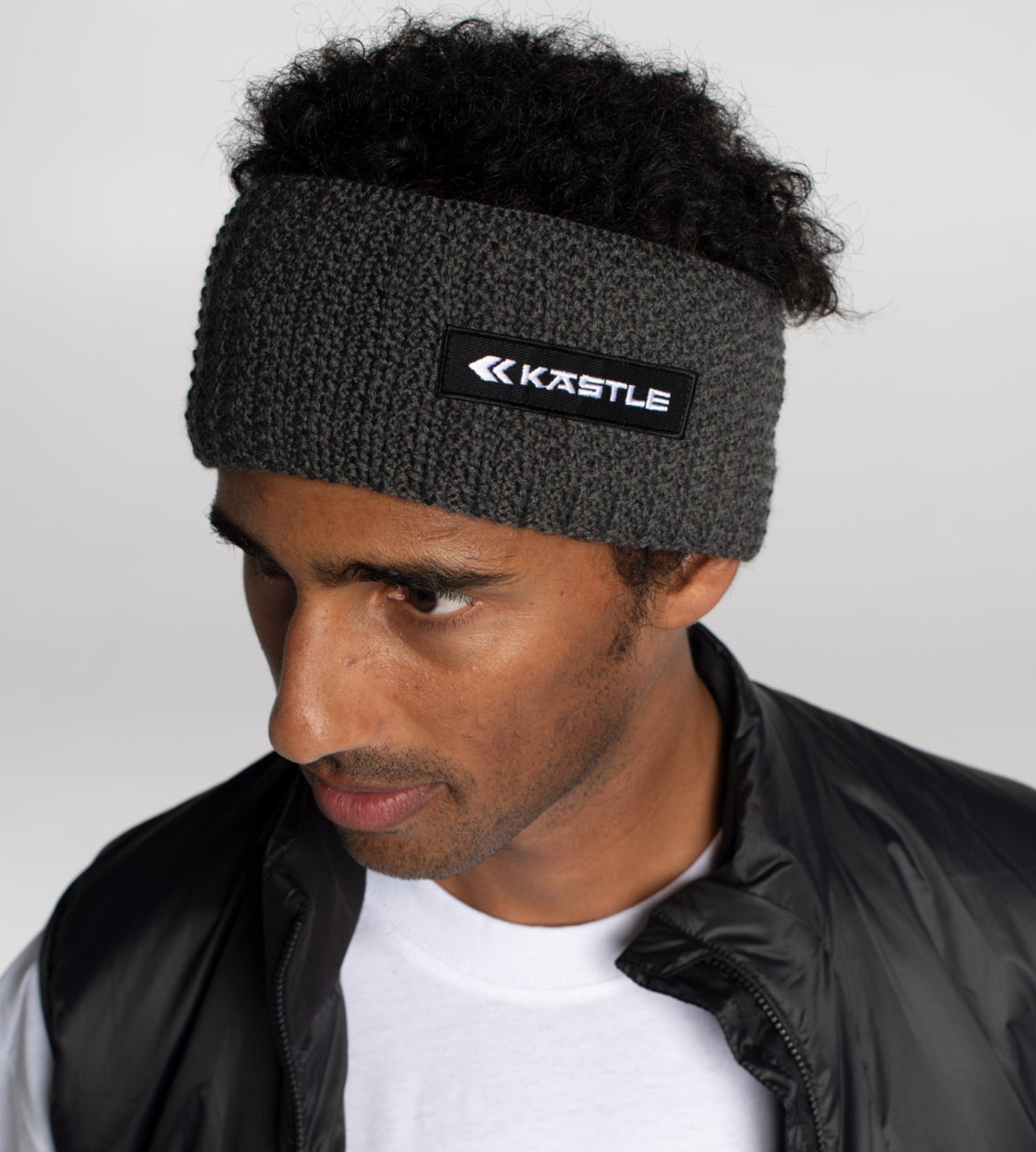 KNITTED LOGO HEADBAND