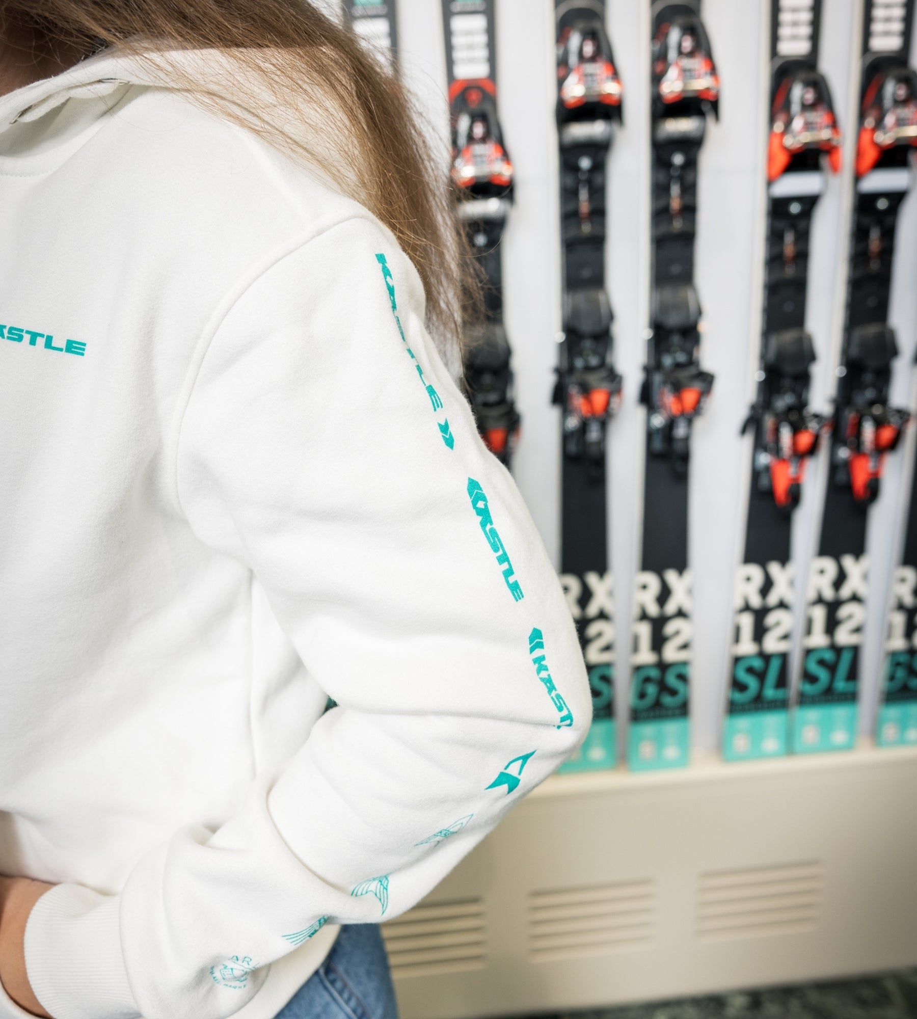 LOGO EVOLUTION ZIP HOODY WOMEN